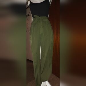 Black Top/Army Green Pants Onepiece🪖🖤